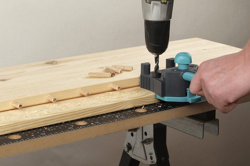 Wolfcraft gręžimo šablonas kaištiniams sujungimams 6 - 10 mm