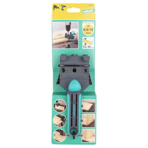 Wolfcraft gręžimo šablonas kaištiniams sujungimams 6 - 10 mm