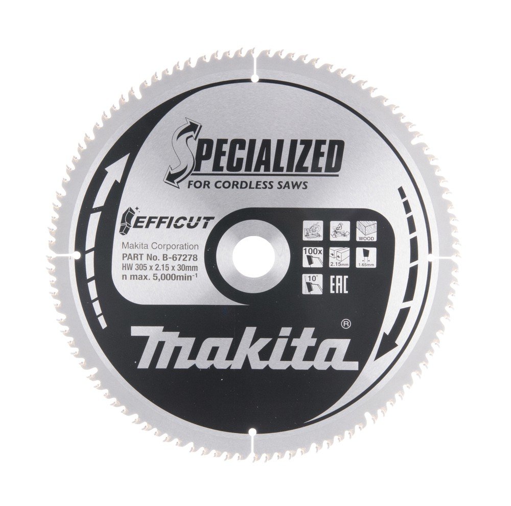 MAKITA Efficut diskas medienos pjovimui 305 x 30 mm Z100