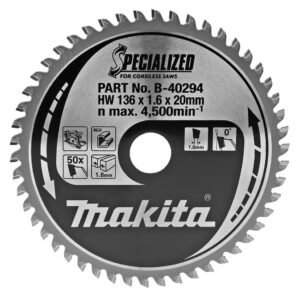MAKITA Specialized diskas aliuminio pjovimui 136 x 20 mm Z50