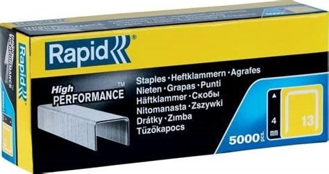 Rapid 13 įkabos cinkuotos 4 mm 5000 vnt.