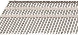 PASLODE vinys rifliuotos su karšto cinko danga 2,8 x 75 mm 21 laipsnio rištos plastiku
