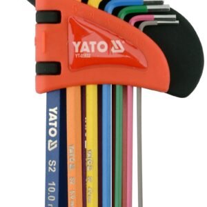 Yato YT-05632 raktų šešiakampių rinkinys 1,5 - 10 mm 9 vnt.