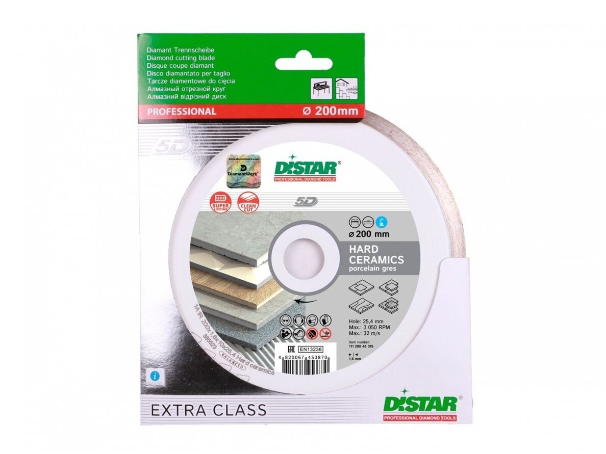 DISTAR Hard Ceramic diskas deimantinis 250 x 25,4 mm