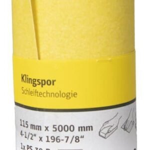 Klingspor PS30D šlifavimo audinio rulonas 115 x 4500 mm Nr.100