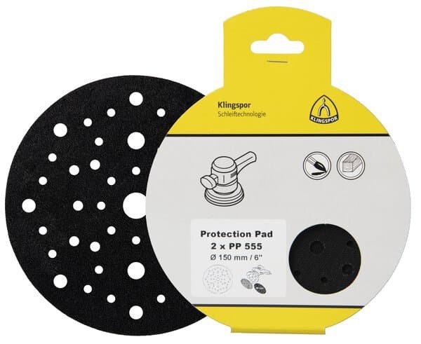 Klingspor PP555 tarppadis velcro lapeliams 150 mm 2 vnt.