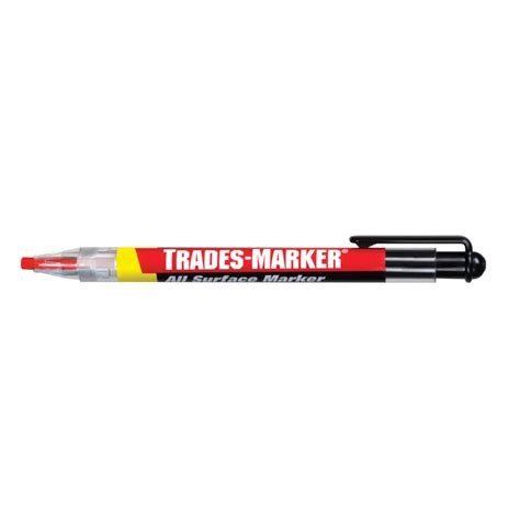 Markal TRADES-MARKER pieštukas universalus raudonas