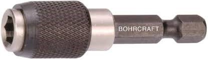 BOHRCRAFT laikyklis sukimo antgaliams magnetinis su fiksacija 1/4" 60 mm