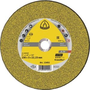 KLINGSPOR Extra diskas pjovimo 180 x 3,0 x 22,2 mm A24EX inox