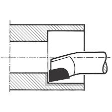 Holex 296425 peilis vidaus ištekinimo aklinoms kiaurymėms 210 x 16 x 16 mm P20/K25