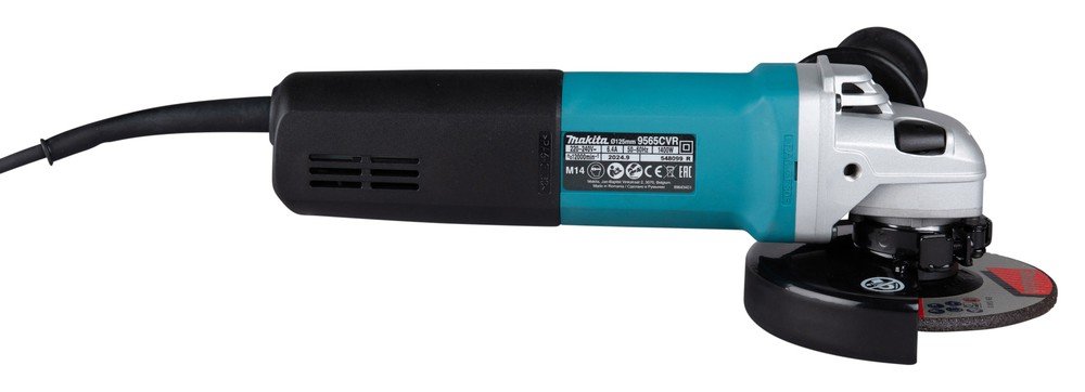 Makita 9565CVR kampinis šlifuoklis 125 mm 1400 W 2800 - 11500 sūkių