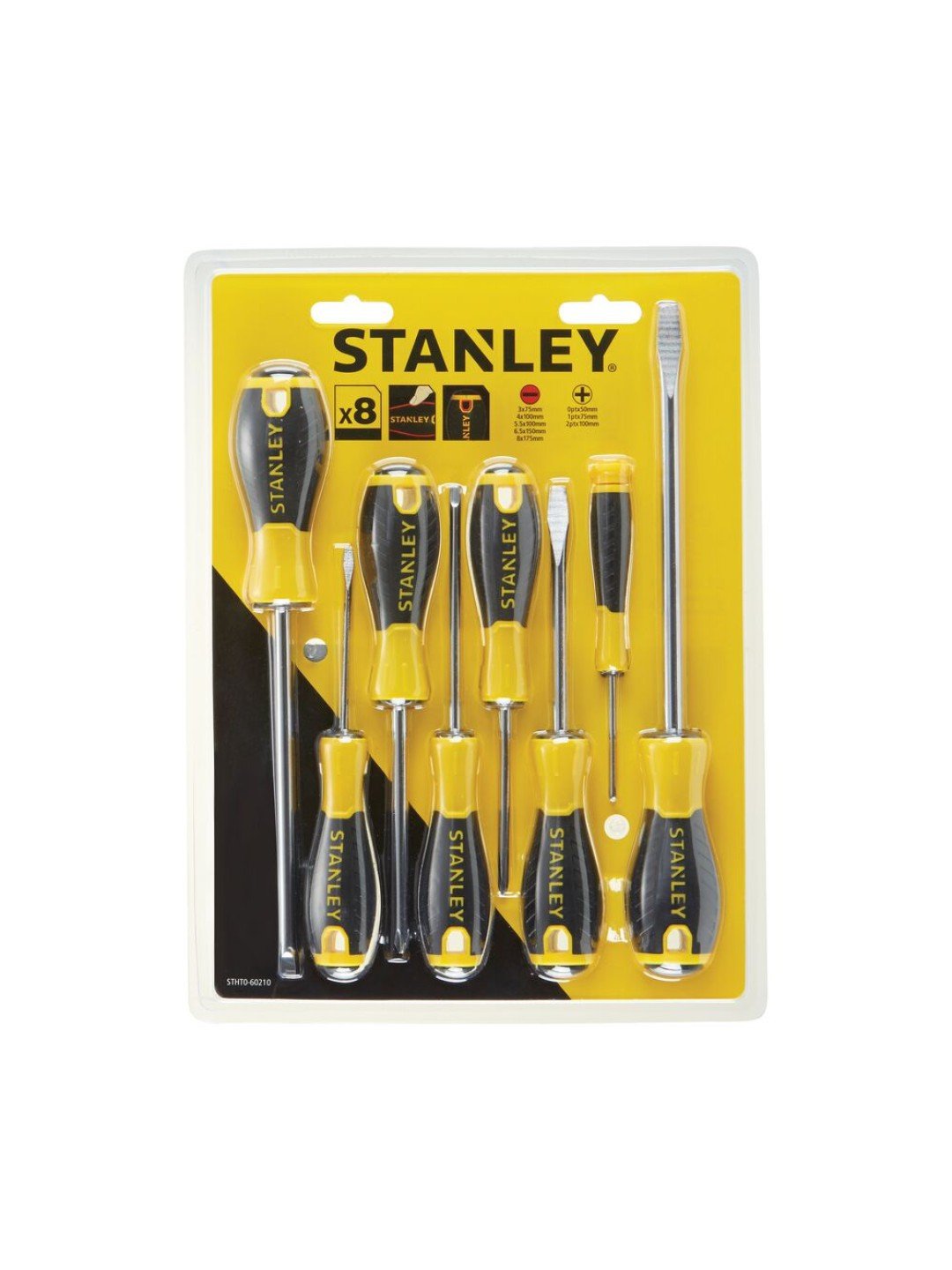 Stanley STHT0-60210 Essential atsuktuvų rinkinys 8 vnt.