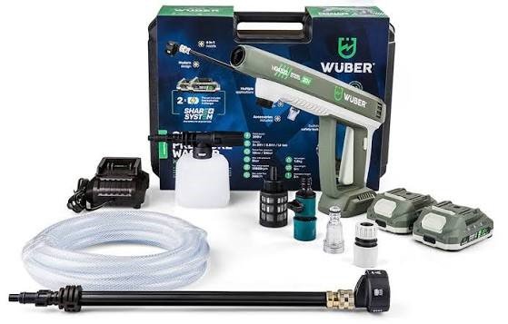 Wuber W04322 baterinis aukšto slėgio pistoletas 20V 15 - 24 bar