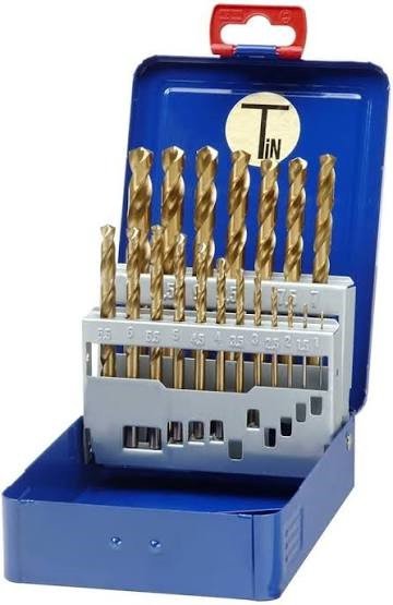 Bohrcraft MT10 grąžtų rinkinys DIN338 HSS-TiN 1,0 - 10 mm 19 vnt.
