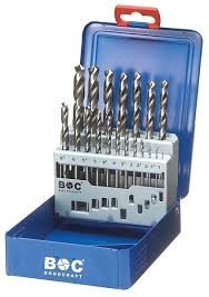 Bohrcraft MG10 grąžtų rinkinys DIN338 HSS-G 1,0 - 10 mm 19 vnt.