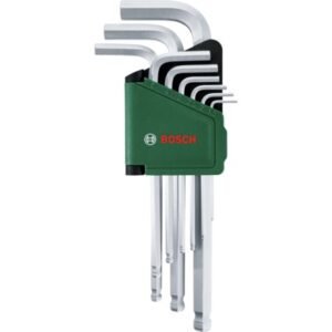 BOSCH DIY raktų šešiakampių rinkinys 1,5 - 10 mm 9 vnt.
