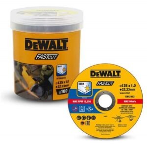 DeWalt DT43972 Fast Cut diskas pjovimo 125 x 1,0 x 22,2 mm WA60TB-F