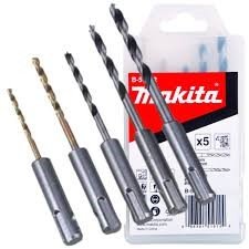 Makita B-57532 grąžtų rinkinys 5 vnt. SDS+