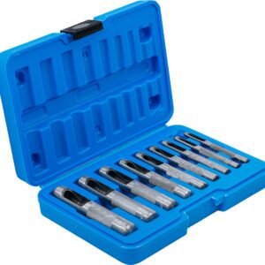 BGS 565 kiaurymių išmušėjų rinkinys 3 - 12 mm 9 vnt.