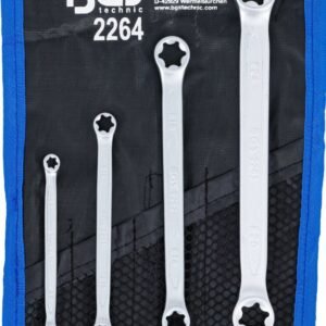 BGS 2264 raktų kilpinių rinkinys E6 - E24 mm 4 vnt.