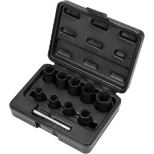 Yato YT-0603 galvučių pažeistiems varžtams rinkinys 10 - 19 mm 3/8" 10 vnt.