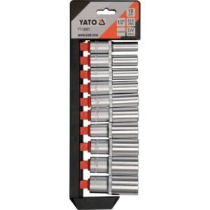 Yato YT-38861 galvučių šešiakampių ilgų rinkinys 10 - 24 mm 1/2" 10 vnt.