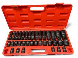 Tirex TRISS36E galvučių šešiakampių smūginių rinkinys 8 - 32 mm 35 vnt. 1/2"
