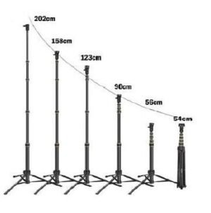 Irimo L-TRIPOD-1 stovas trikojis teleskopinis 540 - 2020 mm