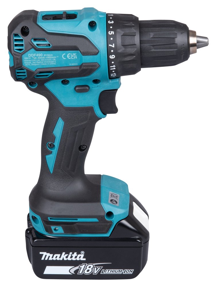 Makita DDF490Z baterinis gręžtuvas 18V 50/27 Nm - Image 2