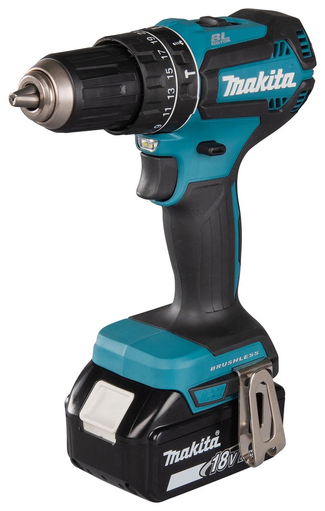 Makita DHP485RTJ baterinis gręžtuvas 18V 50/27 Nm - Image 2