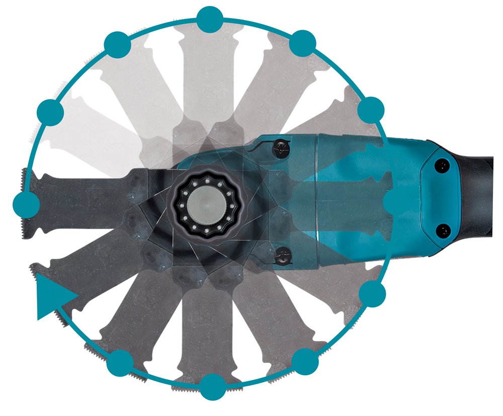Makita DTM53Z baterinis multifunkcinis įrankis 18V - Image 11
