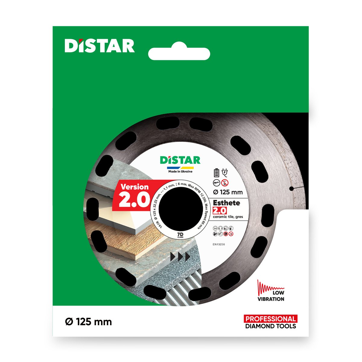 DISTAR Esthete 2.0 diskas deimantinis 125 mm - Image 4