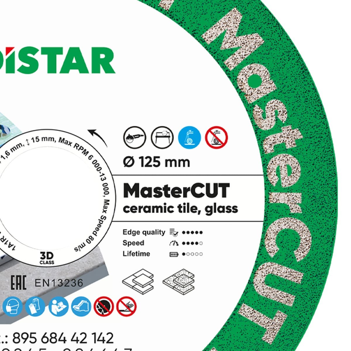 DISTAR MasterCut diskas deimantinis 125 mm - Image 3