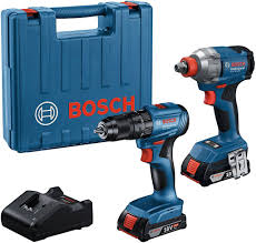 Bosch GSB 185-Li + GDR 18V-285 Profesional baterinių įrankių rinkinys 18V 2x2,0 Ah